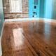 Empty room with hardwood flooring