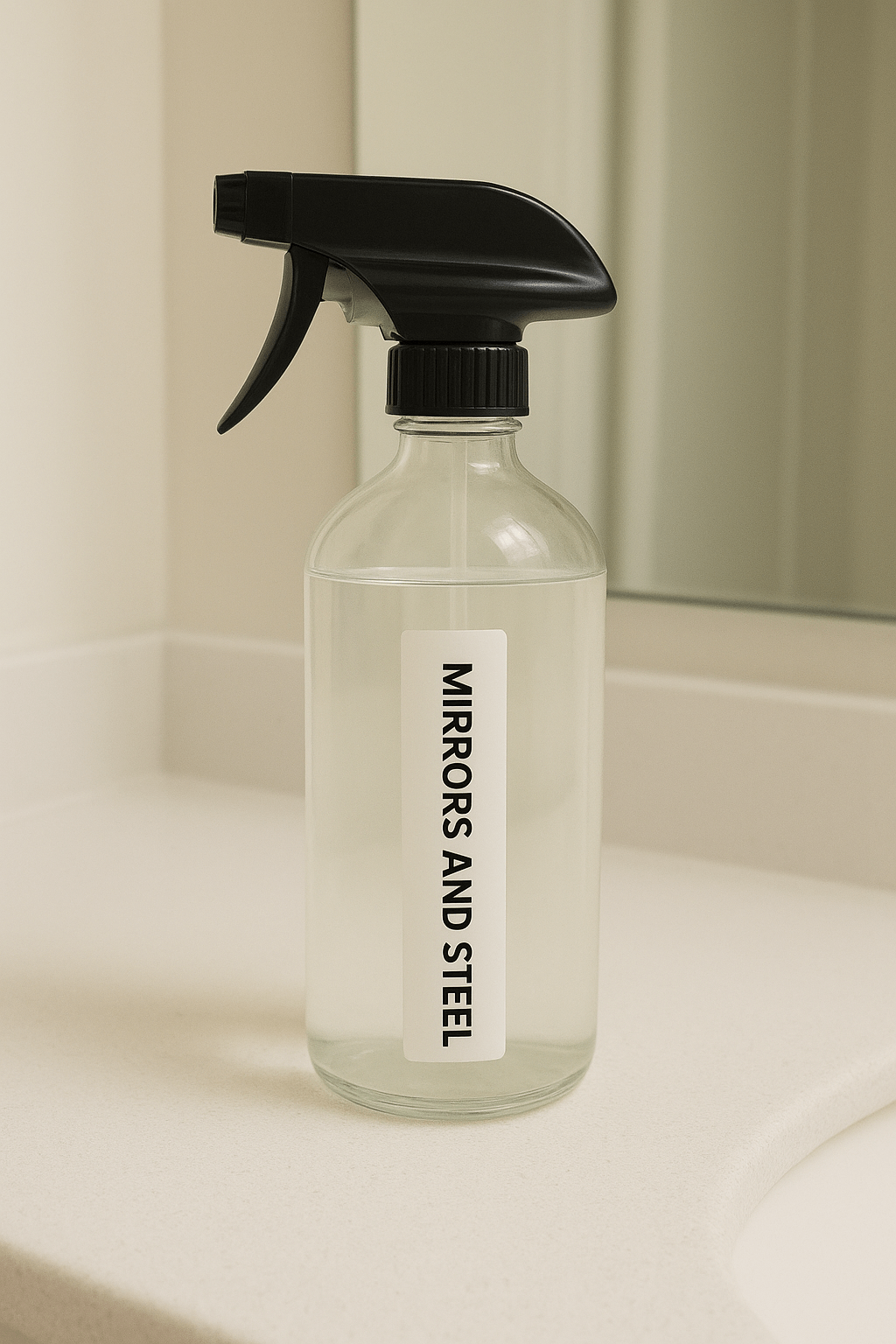 mirror and stainless steel cleaner